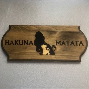 SOLD Hand crafted wood burning